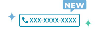 新しい電話番号を発行する